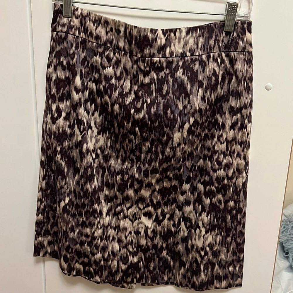 Animal Print Pencil Skirt